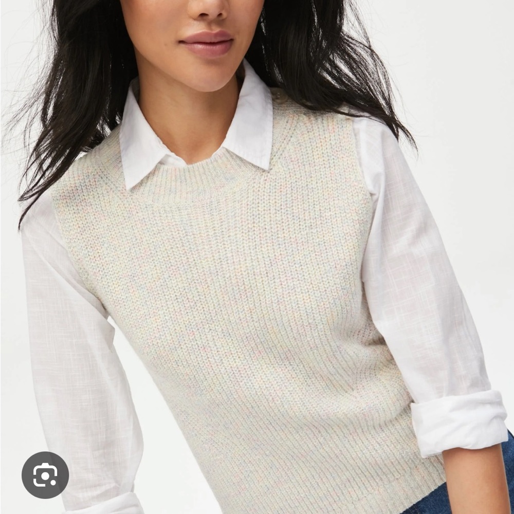 Michael Stars Carol Sweater Vest in Chalk! NWT!